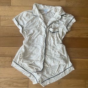 Eberjey White Short Set